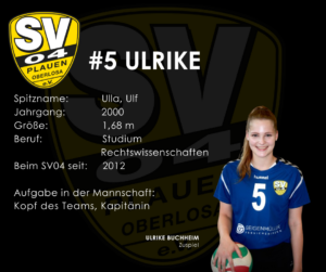 Steckbrief ulla SV 04 Oberlosa Steckbrief ulla SV 04 Oberlosa